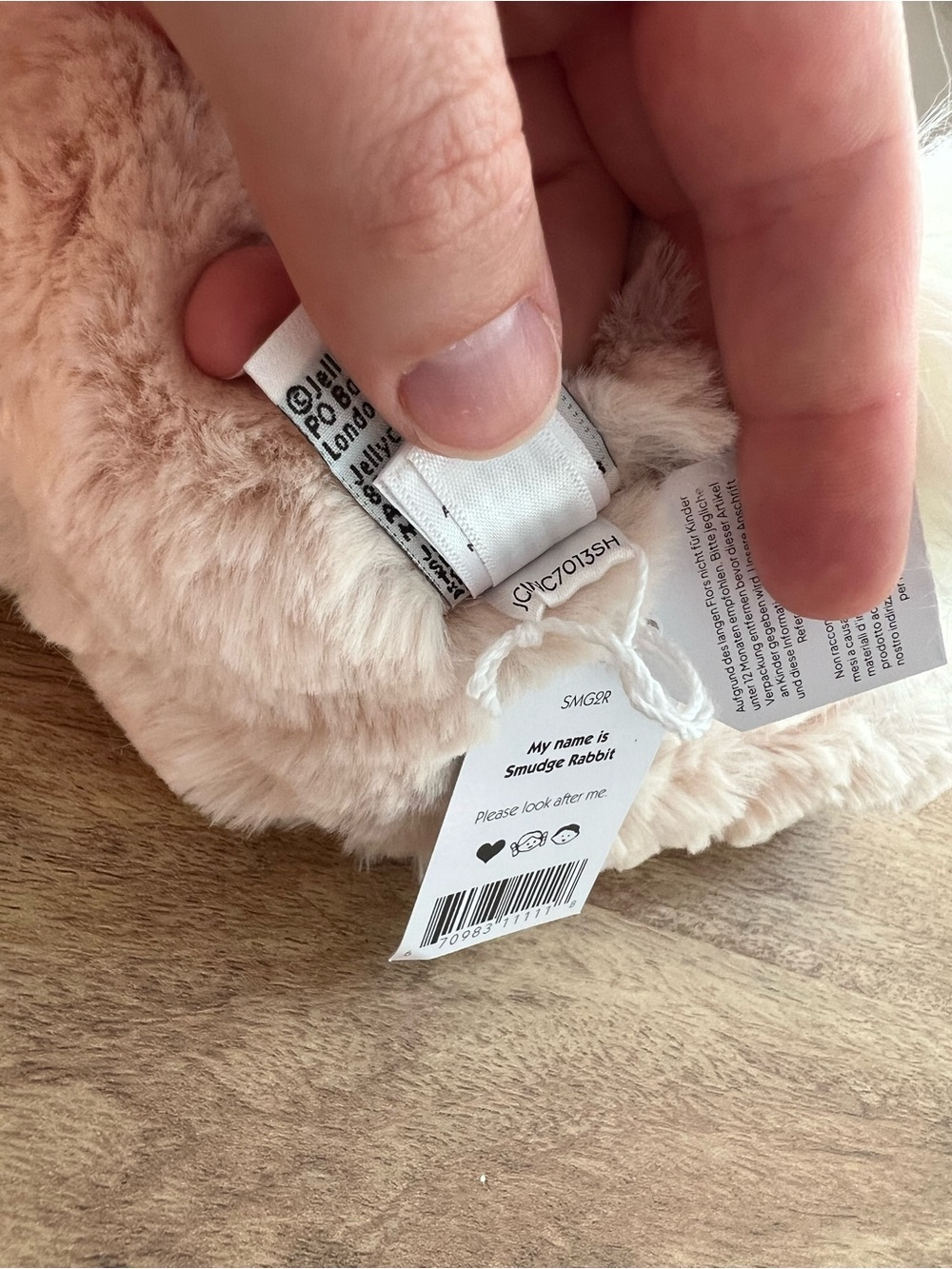 Jellycat Smudge Rabbit BNWT - Picture 5 of 5